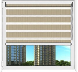 Рулонная штора мини день-ночь 420x1500